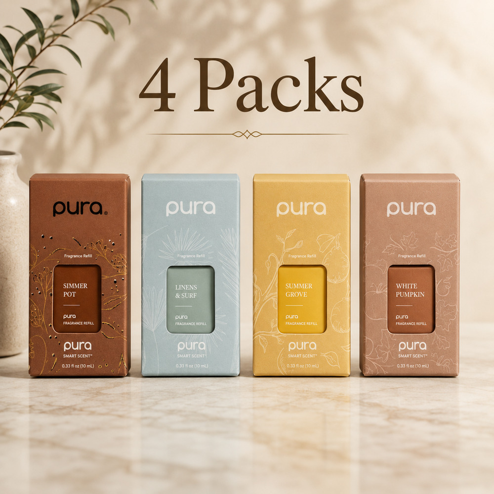 Pura Smart Fragrance Refills 4 Pack Simmer Pot Linens Surf Summer Grove
